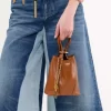 Küçük Chloé Spin deri tote çanta Küçük Chloé Spin deri tote çanta