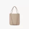 Küçük Chloé Spin deri tote çanta Küçük Chloé Spin deri tote çanta