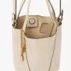 Küçük Chloé Spin deri tote çanta Küçük Chloé Spin deri tote çanta