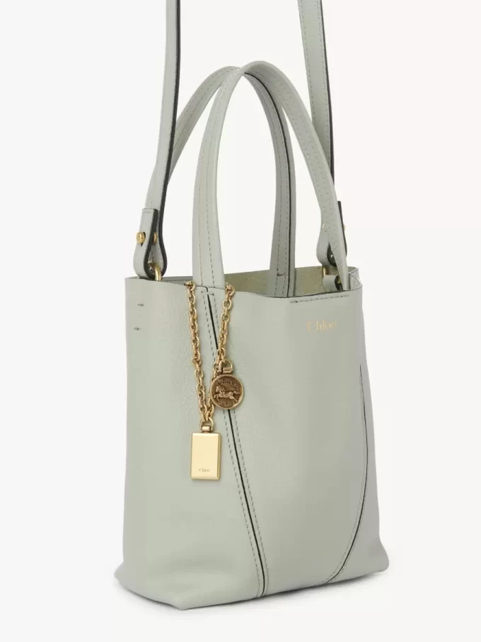 Küçük Chloé Spin deri tote çanta