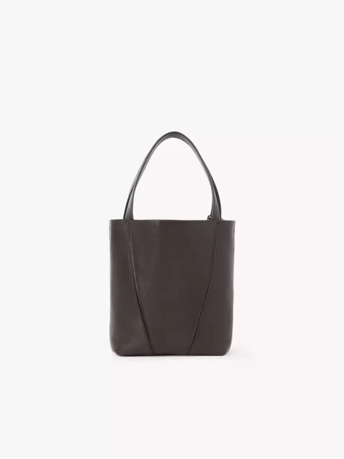Küçük Chloé Spin deri tote çanta Küçük Chloé Spin deri tote çanta