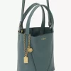 Küçük Chloé Spin deri tote çanta Küçük Chloé Spin deri tote çanta