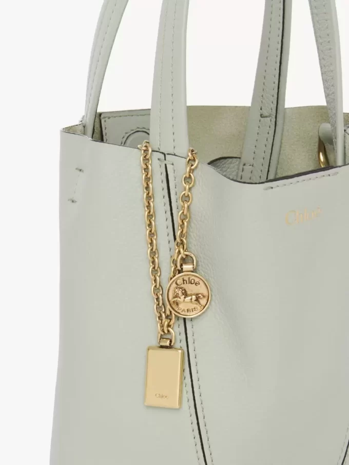 Küçük Chloé Spin deri tote çanta