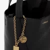 Küçük Chloé Spin deri tote çanta Küçük Chloé Spin deri tote çanta