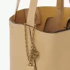 Küçük Chloé Spin deri tote çanta Küçük Chloé Spin deri tote çanta