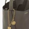 Küçük Chloé Spin deri tote çanta Küçük Chloé Spin deri tote çanta