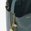Küçük Chloé Spin deri tote çanta Küçük Chloé Spin deri tote çanta