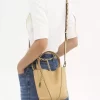 Küçük Chloé Spin deri tote çanta Küçük Chloé Spin deri tote çanta