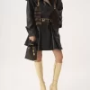 Küçük Chloé Spin deri tote çanta Küçük Chloé Spin deri tote çanta