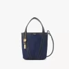 Kot kumaşından küçük Chloé Spin tote çanta Kot kumaşından küçük Chloé Spin tote çanta