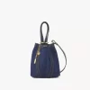 Kot kumaşından küçük Chloé Spin tote çanta Kot kumaşından küçük Chloé Spin tote çanta