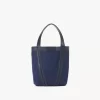 Kot kumaşından küçük Chloé Spin tote çanta Kot kumaşından küçük Chloé Spin tote çanta