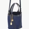 Kot kumaşından küçük Chloé Spin tote çanta Kot kumaşından küçük Chloé Spin tote çanta