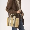 Koyun postundan küçük Woody tote çanta Koyun postundan küçük Woody tote çanta