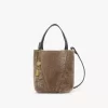 Koyun postundan yapılmış küçük Chloé Spin tote çanta Koyun postundan yapılmış küçük Chloé Spin tote çanta