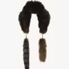 Koyun postundan yapılmış Treasure Tails atkı Koyun postundan yapılmış Treasure Tails atkı