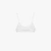 İşlemeli dantelden ince askılı fırfırlı bralet İşlemeli dantelden ince askılı fırfırlı bralet