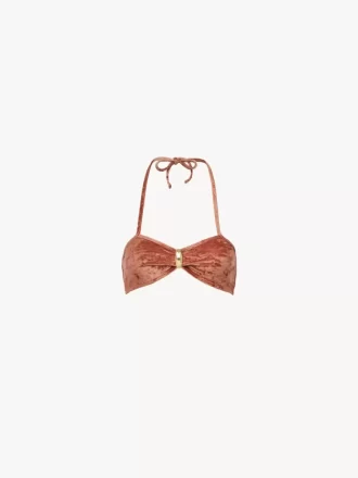 Metal detaylı bikini üstü Metal detaylı bikini üstü