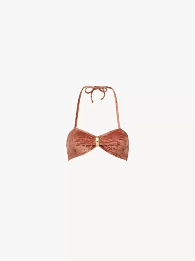 Metal detaylı bikini üstü Metal detaylı bikini üstü