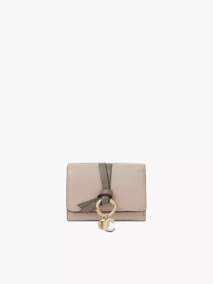 Mini Alfabe üç katlı, taneli deri Mini Alfabe üç katlı, taneli deri