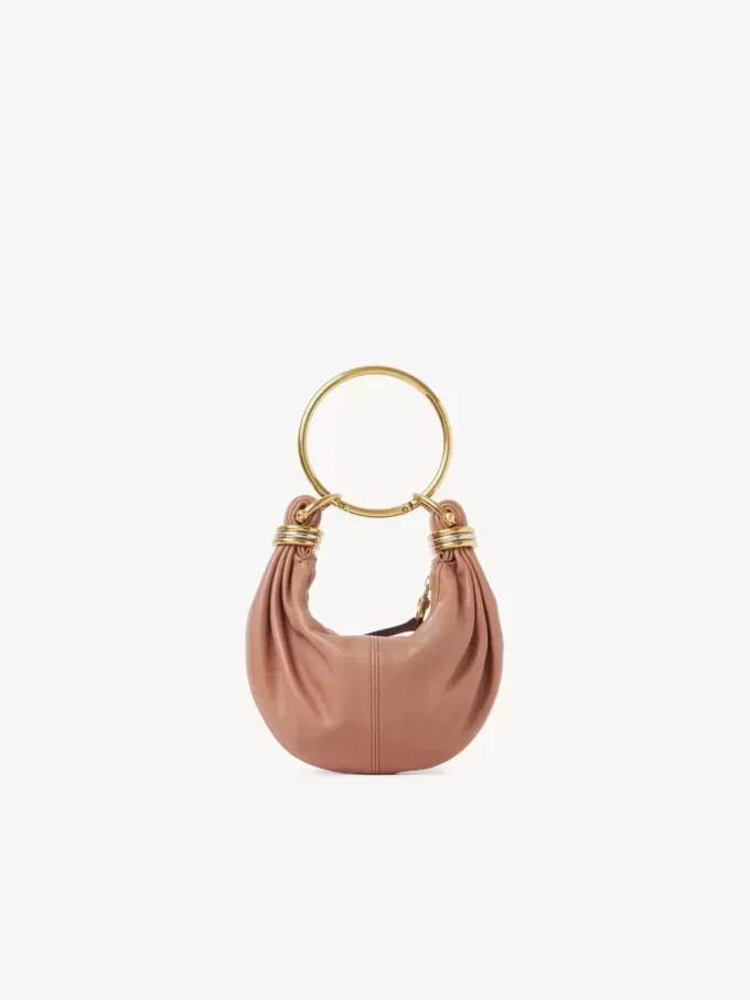 Mini Bileklik Hobo Çanta, taneli deri Mini Bileklik Hobo Çanta, taneli deri