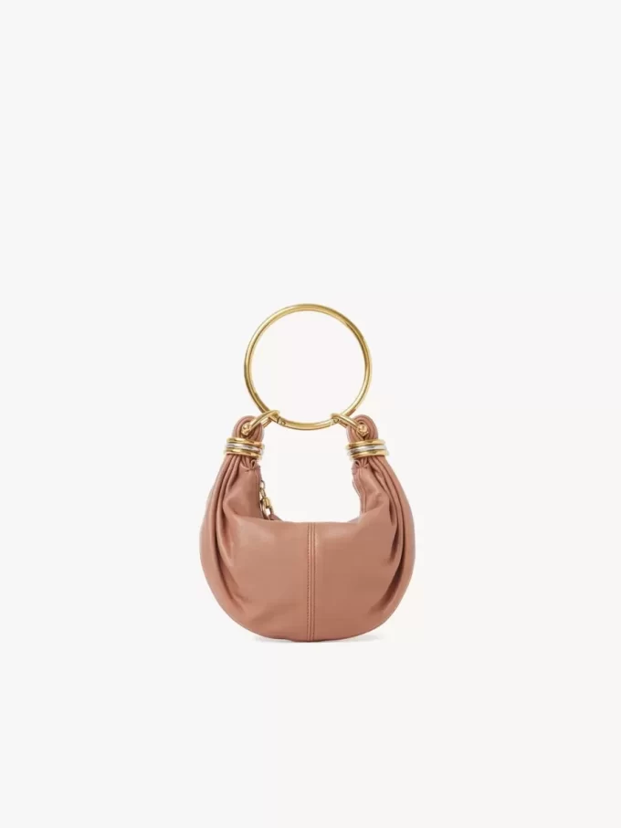 Mini Bileklik Hobo Çanta, taneli deri Mini Bileklik Hobo Çanta, taneli deri