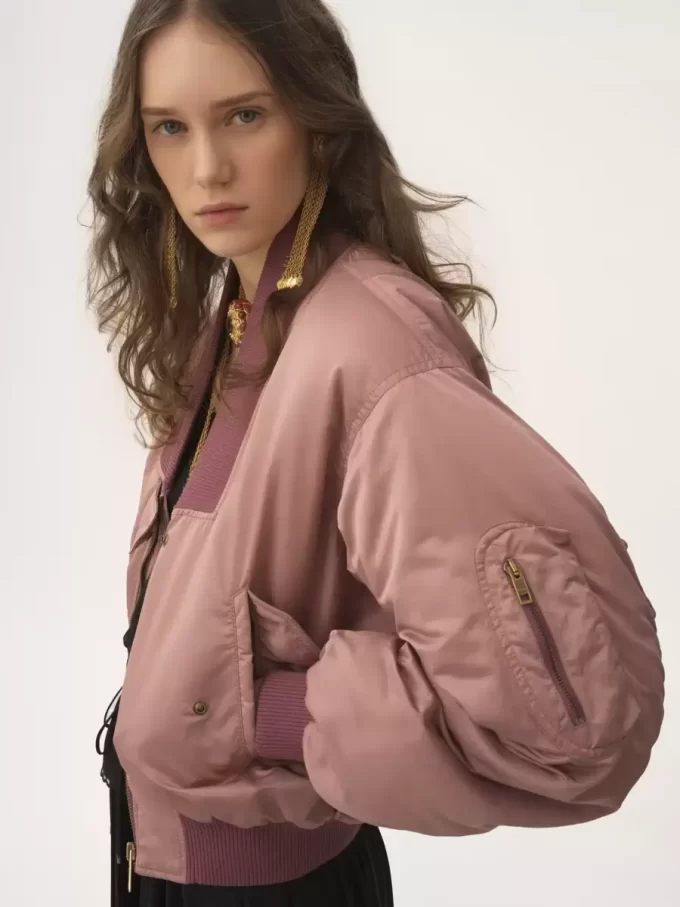 Naylon bomber ceket Naylon bomber ceket