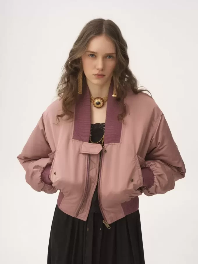 Naylon bomber ceket Naylon bomber ceket