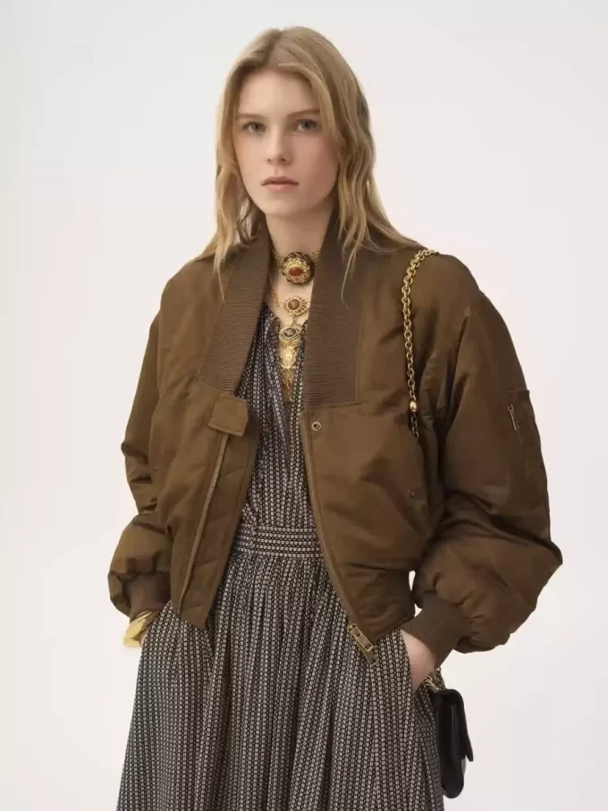 Naylon bomber ceket Naylon bomber ceket
