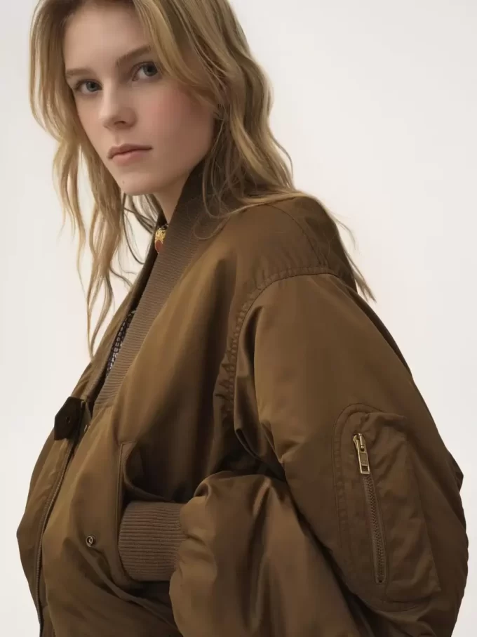 Naylon bomber ceket Naylon bomber ceket