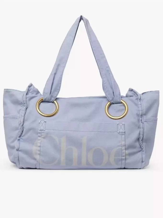 Pamuklu büyük Chloé Plage çantası Pamuklu büyük Chloé Plage çantası