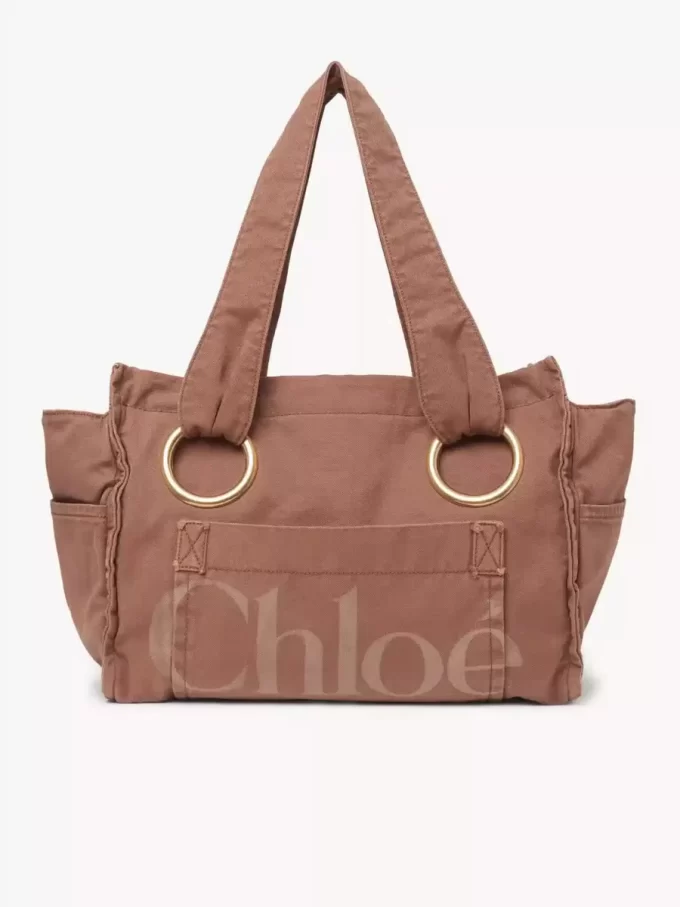 Pamuklu Chloé Plage tote çanta