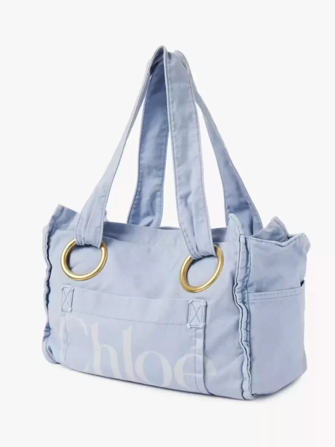 Pamuklu Chloé Plage tote çanta