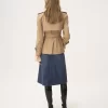 Pamuklu gabardin kısa trençkot Pamuklu gabardin kısa trençkot