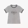 Pamuklu jarse bebek fit logolu tişört Pamuklu jarse bebek fit logolu tişört