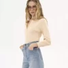 Pamuklu jarse Henley gömleği Pamuklu jarse Henley gömleği