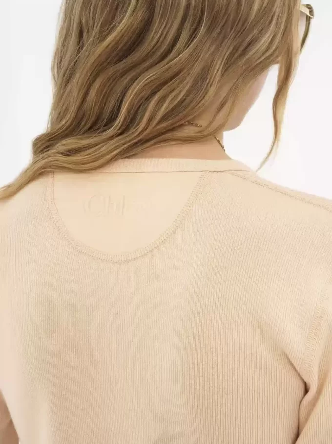 Pamuklu jarse Henley gömleği Pamuklu jarse Henley gömleği