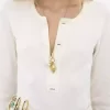 Pamuklu jarse Henley gömleği Pamuklu jarse Henley gömleği