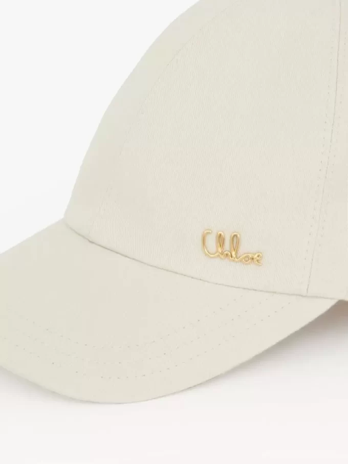 Pamuklu kanvastan yapılmış Chloé Iconic şapka