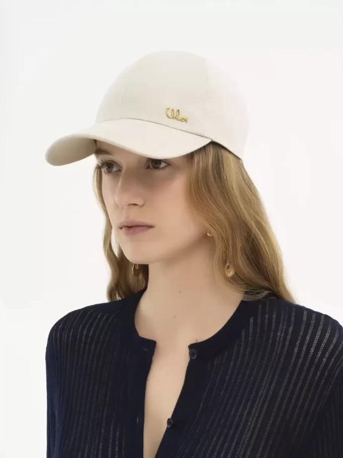 Pamuklu kanvastan yapılmış Chloé Iconic şapka