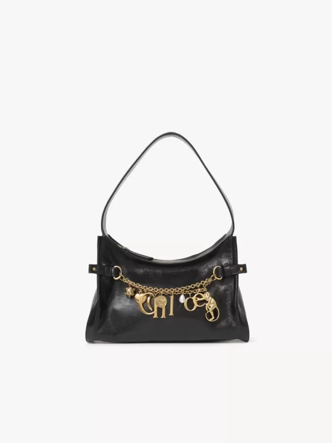 Parlak deri Chloé Charms hobo çanta Parlak deri Chloé Charms hobo çanta