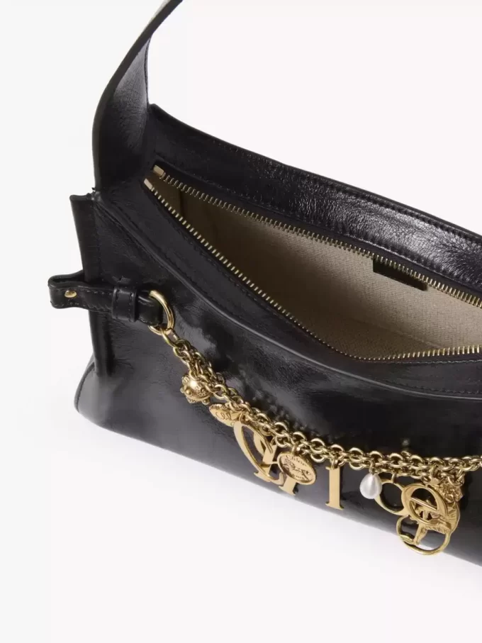 Parlak deri Chloé Charms hobo çanta Parlak deri Chloé Charms hobo çanta