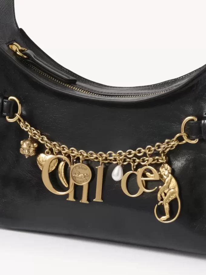 Parlak deri Chloé Charms hobo çanta Parlak deri Chloé Charms hobo çanta