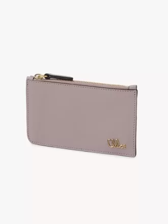 Parlak deriden yapılmış kart yuvalı küçük Chloé Iconic çanta