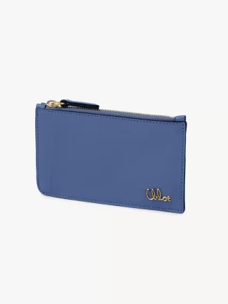 Parlak deriden yapılmış kart yuvalı küçük Chloé Iconic çanta