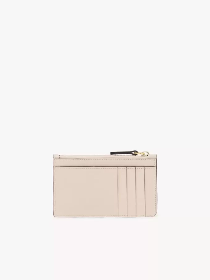 Parlak deriden yapılmış kart yuvalı küçük Chloé Iconic çanta