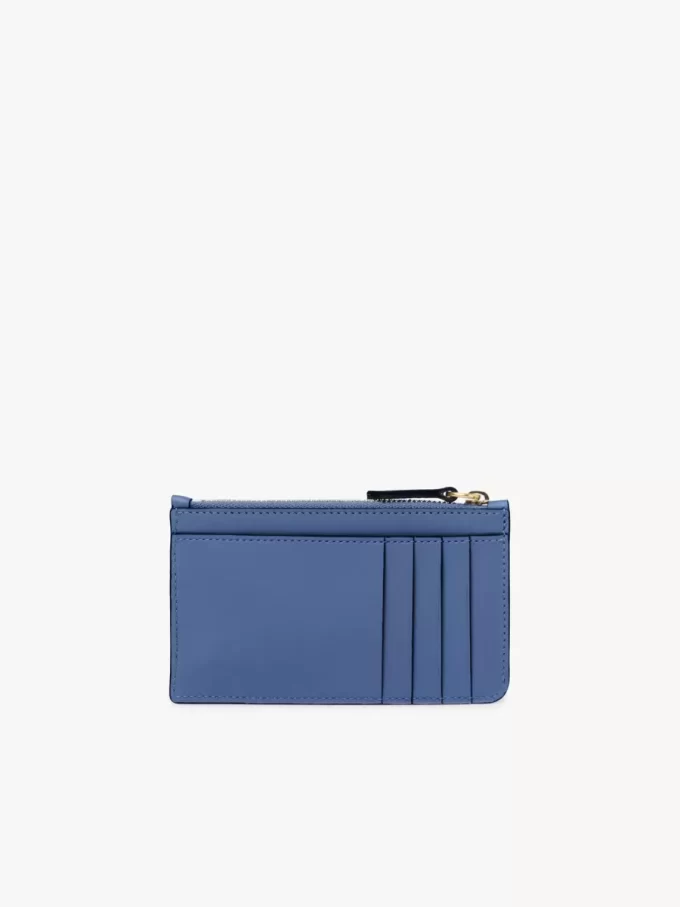 Parlak deriden yapılmış kart yuvalı küçük Chloé Iconic çanta