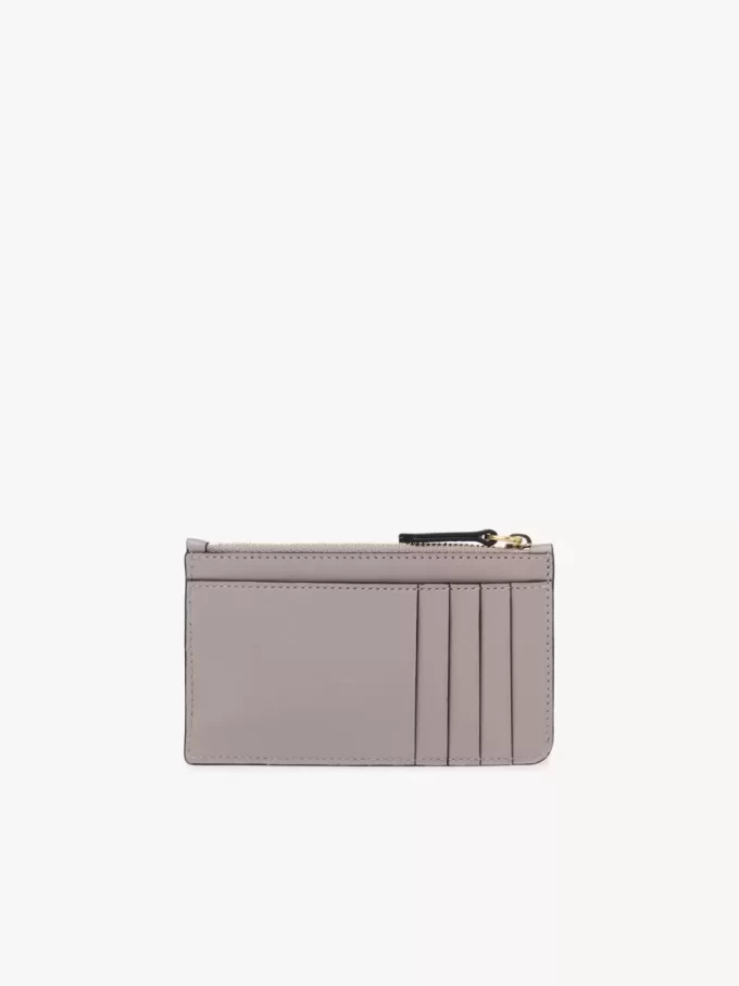 Parlak deriden yapılmış kart yuvalı küçük Chloé Iconic çanta