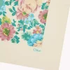 İpek kumaştan yapılmış kare Chloé Peonies eşarp