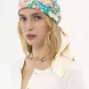 İpek kumaştan yapılmış kare Chloé Peonies eşarp
